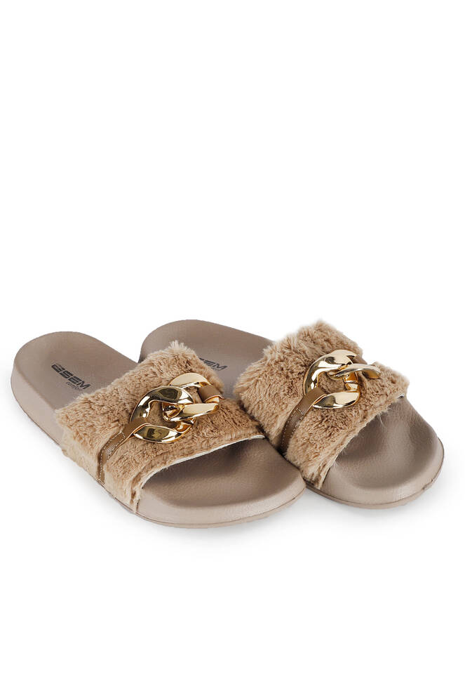 ESEM EA12SK265 Women's Slipper Camel