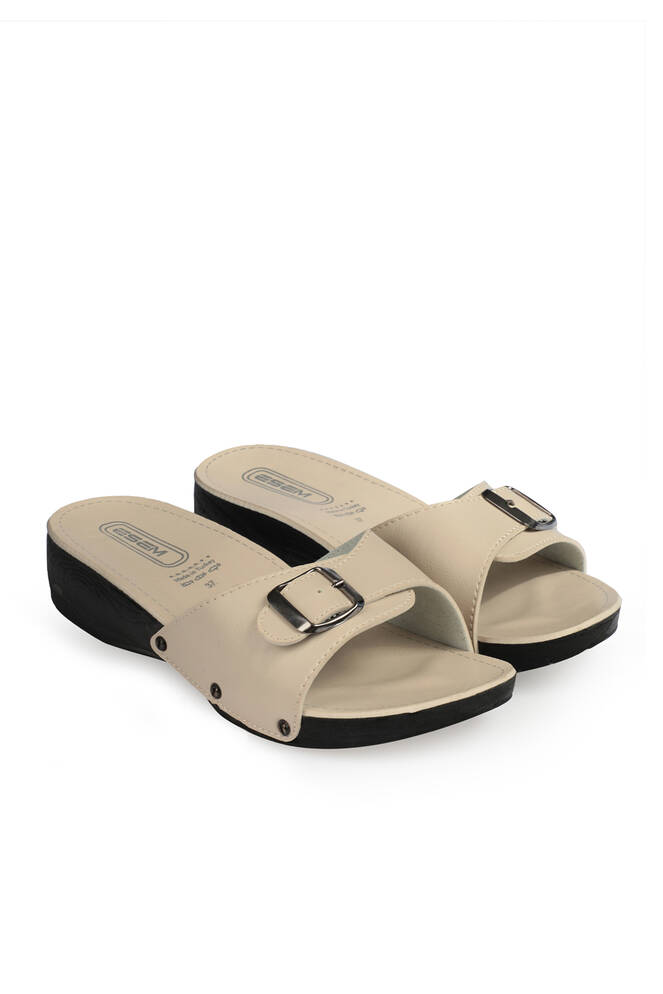 ESEM EA12SK292 Women's Slippers Beige