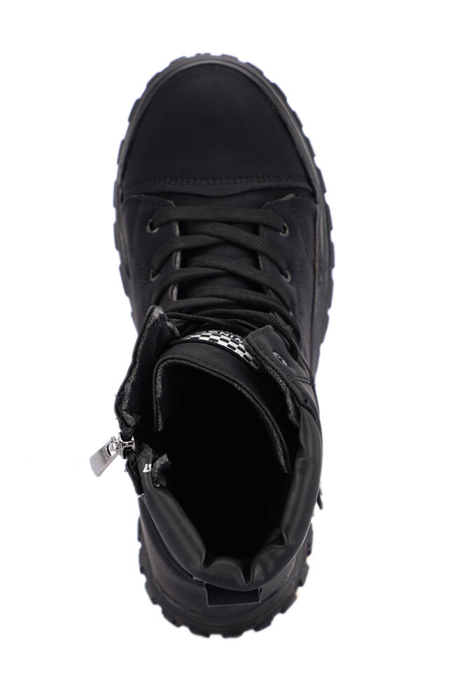 ESEM HINA Kadın Bot Siyah Nubuk