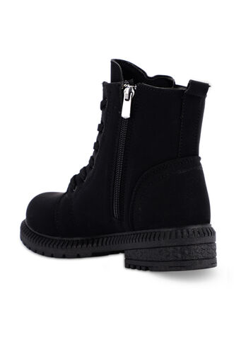 ESEM HELLO Woman Boot Black Nubuck - Thumbnail