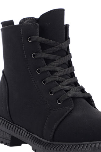 ESEM HELLO Woman Boot Black Nubuck - Thumbnail