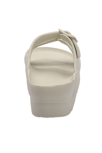 ESEM JAYNE Kadın Terlikleri Bej - Thumbnail