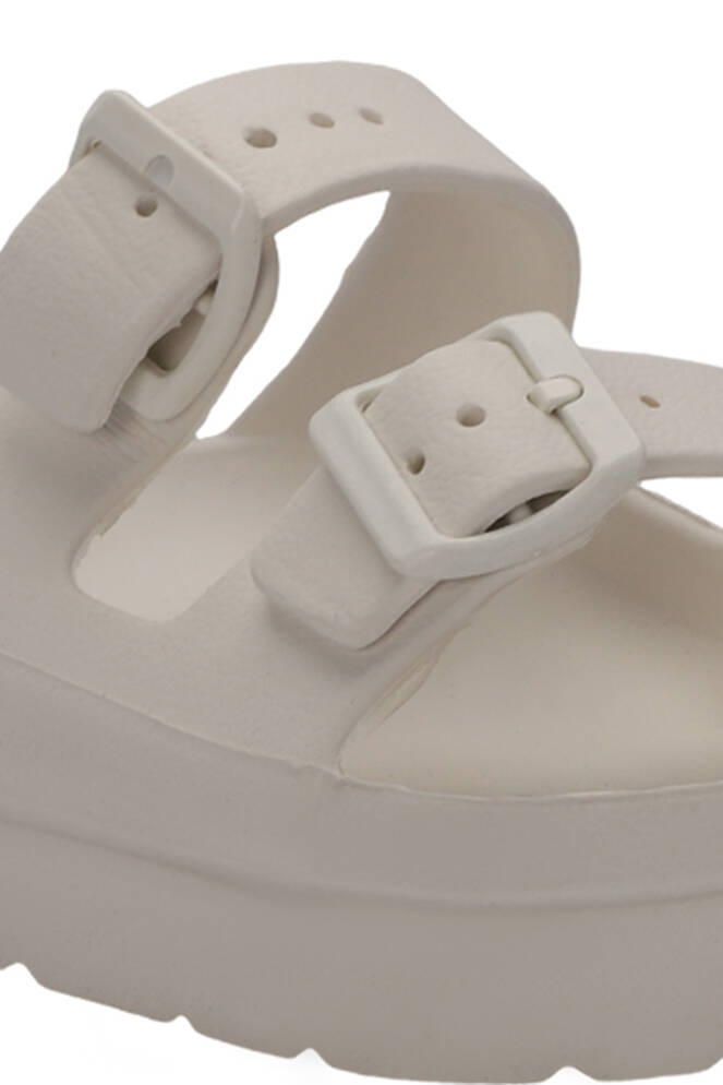 ESEM JAYNE Kadın Terlikleri Krem