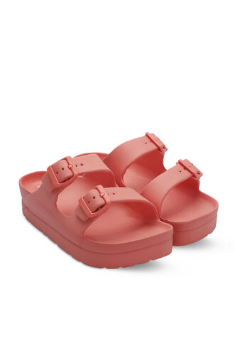 ESEM JAYNE Kadın Terlikleri Somon - Thumbnail