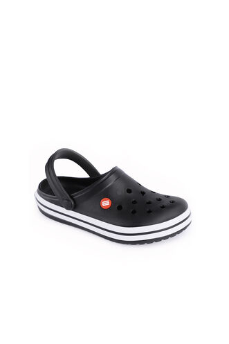 ESEM LOOP Boys' Slippers Black - White - Thumbnail