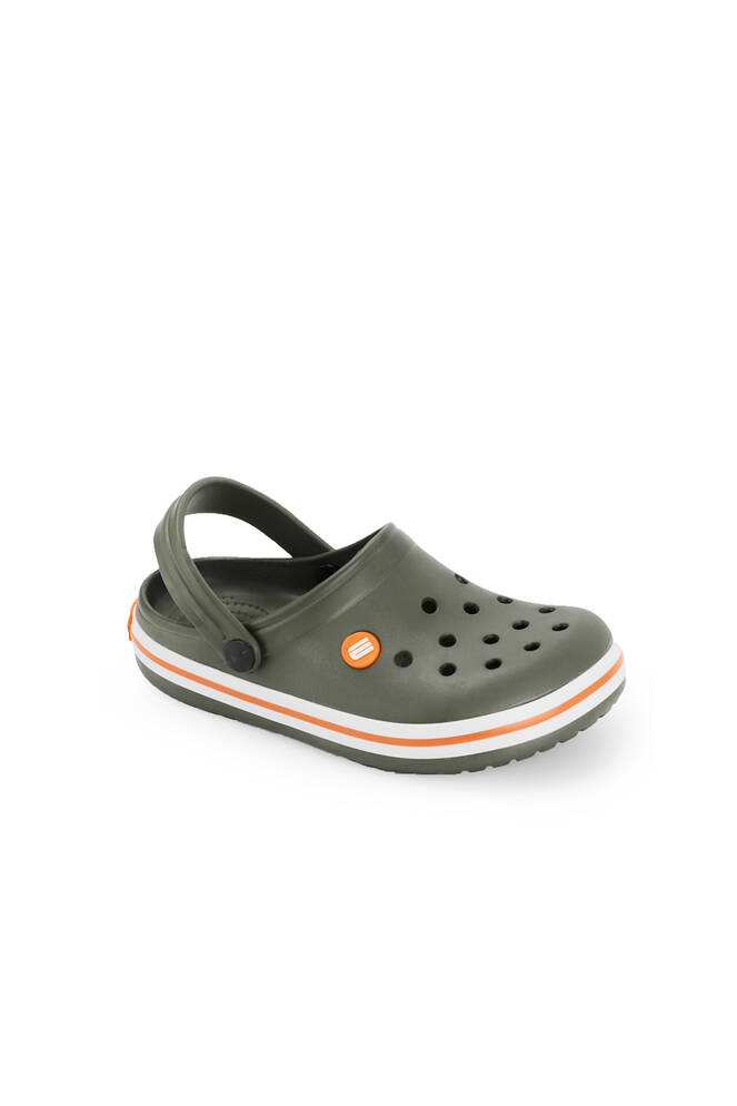 ESEM LOOP Boys' Slippers Khaki - White