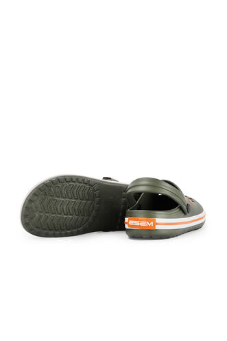 ESEM LOOP Boys' Slippers Khaki - White - Thumbnail