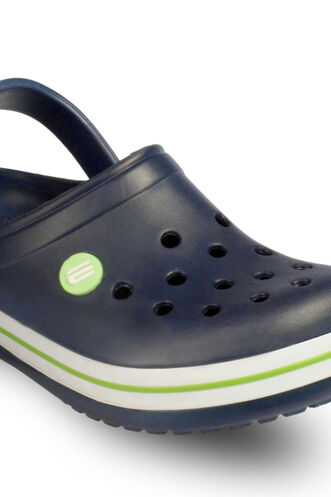 ESEM LOOP Boys' Slippers Navy Blue - Green - Thumbnail