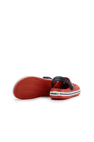 ESEM LOOP Boys' Slippers Red - White - Thumbnail
