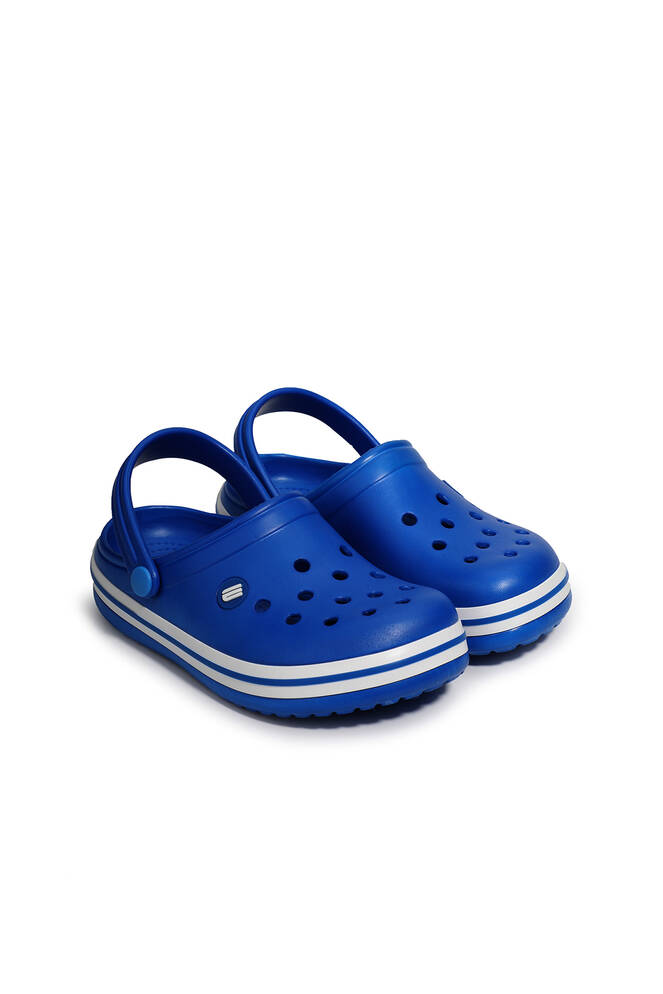 ESEM LOOP Boys' Slippers Saks Blue - White