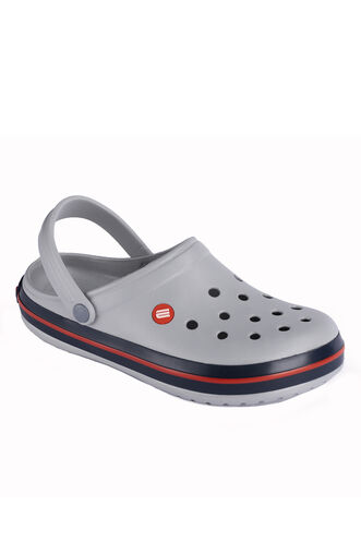 ESEM LOOP Men's Slippers Gray - Navy - Red - Thumbnail