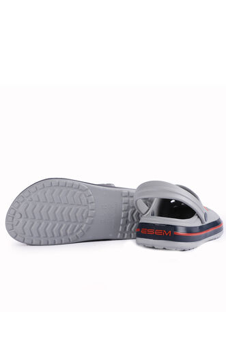 ESEM LOOP Men's Slippers Gray - Navy - Red - Thumbnail