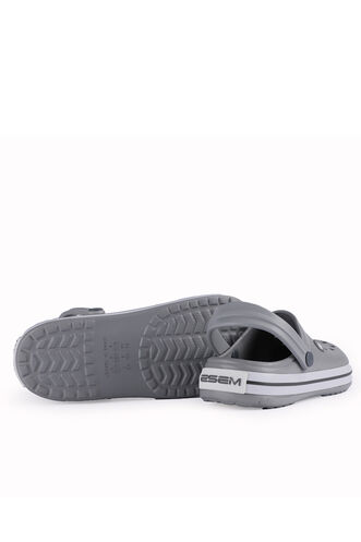 ESEM LOOP Women's Slippers Gray - White - Thumbnail