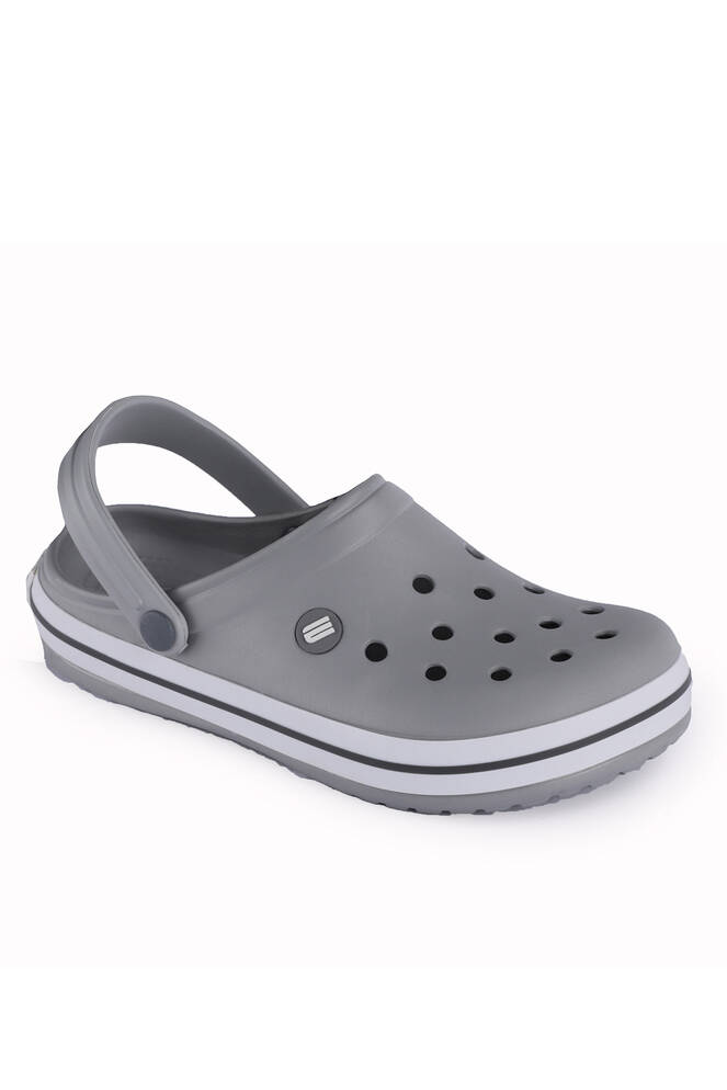ESEM LOOP Women's Slippers Gray - White