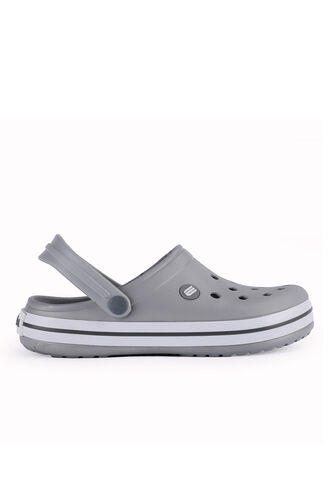 ESEM LOOP Women's Slippers Gray - White - Thumbnail
