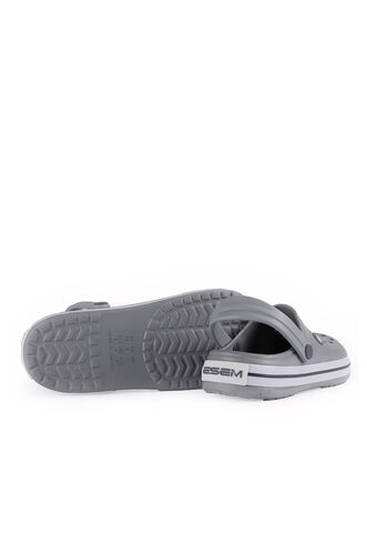 ESEM LOOP Women's Slippers Gray - White - Thumbnail
