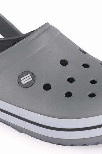 ESEM LOOP Women's Slippers Gray - White - Thumbnail