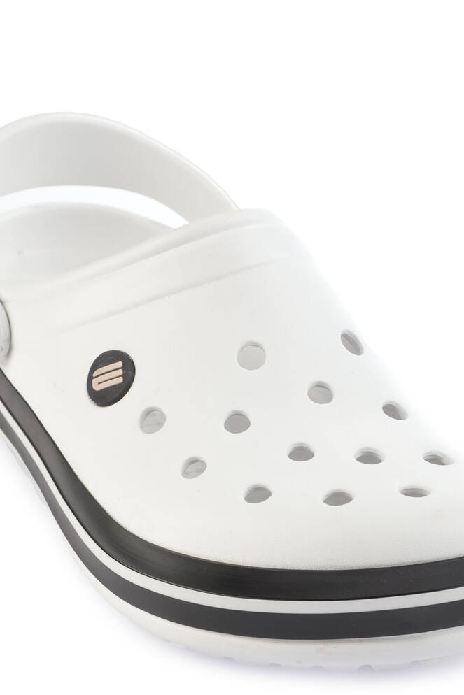 ESEM LOOP Women's Slippers White - Black