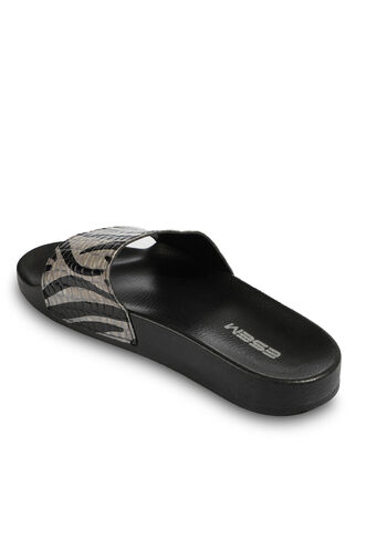 ESEM SL-Z8801-1 Women's Slipper Black Camouflage - Thumbnail