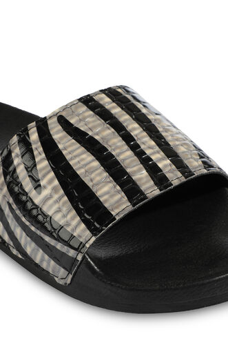 ESEM SL-Z8801-1 Women's Slipper Black Camouflage - Thumbnail
