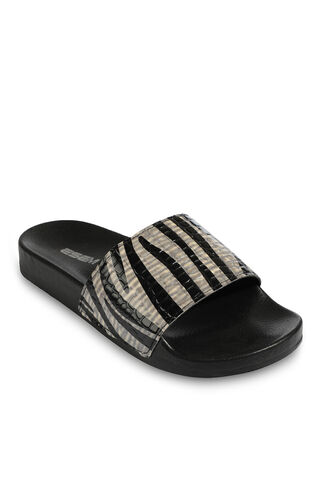 ESEM SL-Z8801-1 Women's Slipper Black Camouflage - Thumbnail