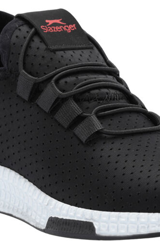 Slazenger ABENA NOK Unisex Çocuk Siyah / Kırmızı Günlük Spor Ayakkabısı - Thumbnail