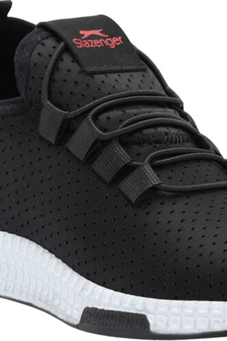 Slazenger ABENA NOK Unisex Çocuk Siyah / Kırmızı Günlük Spor Ayakkabısı - Thumbnail