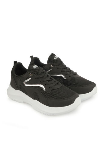 Slazenger ABUSE Sneaker Women's Shoes Black - White - Thumbnail