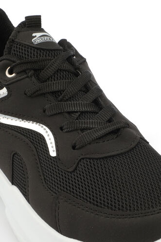Slazenger ABUSE Sneaker Women's Shoes Black - White - Thumbnail