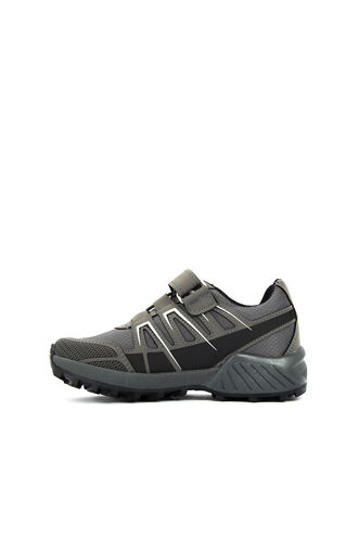 Slazenger ADITYA IN Sneaker Unisex Children's Shoes Dark Gray - White - Thumbnail