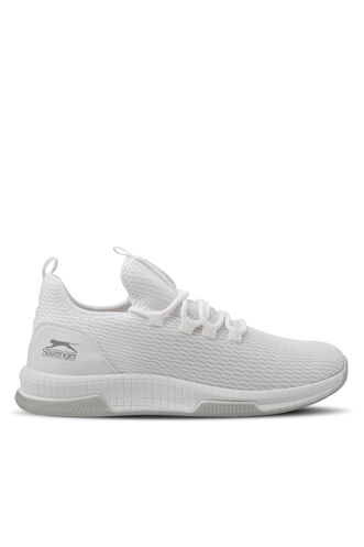 Slazenger - Slazenger AGENDA Erkek Beyaz / Gümüş Sneaker