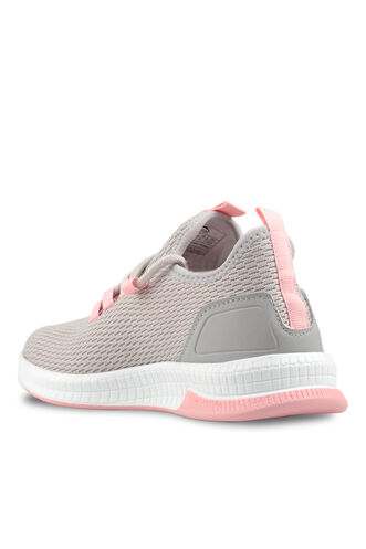 Slazenger AGENDA Sneaker Kadın Ayakkabı Gri - Pembe - Thumbnail