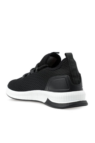 Slazenger AGENDA Sneaker Kadın Ayakkabı Siyah - Beyaz - Thumbnail