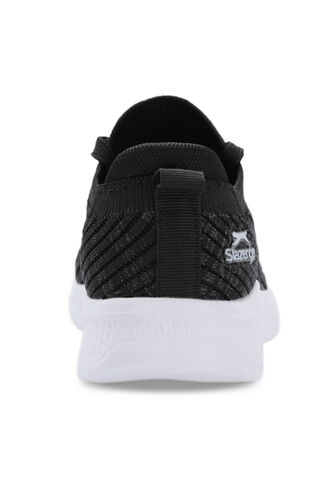 Slazenger ALBORG Kadın Sneaker Ayakkabı Siyah - Gri - Thumbnail