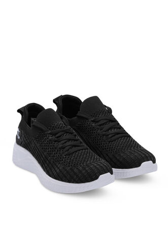 Slazenger ALBORG Kadın Sneaker Ayakkabı Siyah - Gri - Thumbnail