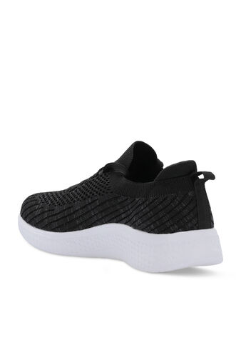 Slazenger ALBORG Kadın Sneaker Ayakkabı Siyah - Gri - Thumbnail