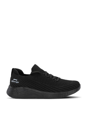 Slazenger ALBORG Kadın Sneaker Ayakkabı Siyah - Siyah - Thumbnail