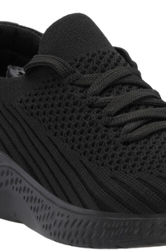Slazenger ALBORG Kadın Sneaker Ayakkabı Siyah - Siyah - Thumbnail