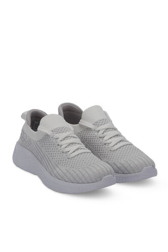 Slazenger ALBORG Kadın Sneaker Ayakkabı Taş Gri - Thumbnail