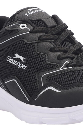 Slazenger ALETA I Erkek Spor Ayakkabıları Siyah - Gümüş - Thumbnail