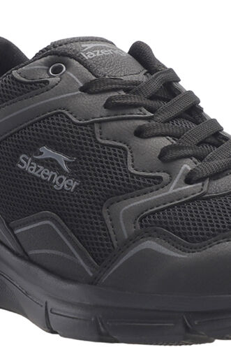 Slazenger ALETA I Erkek Spor Ayakkabıları Siyah - Koyu Gri - Thumbnail