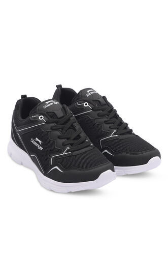Slazenger ALETA I Men's Sneaker Shoes Black - Silver - Thumbnail