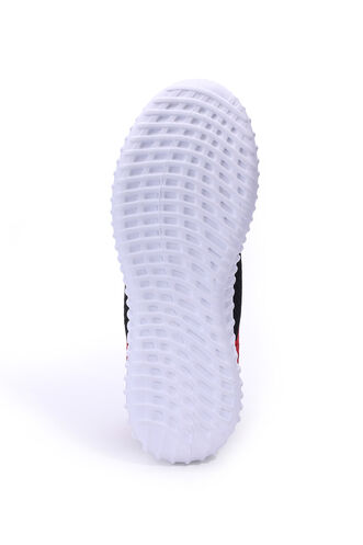 Slazenger ATOMIC Women's Sneaker Shoes Black - Red - Thumbnail