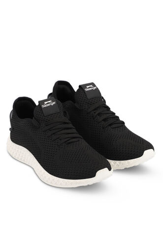 Slazenger ATOMIX Erkek Spor Ayakkabıları Siyah - Beyaz - Thumbnail