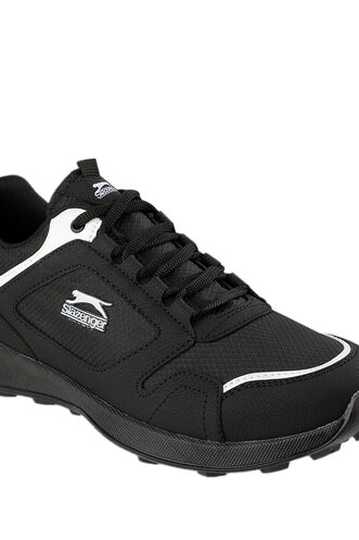 Slazenger ATON Erkek Sneaker Ayakkabı Siyah - Beyaz - Thumbnail