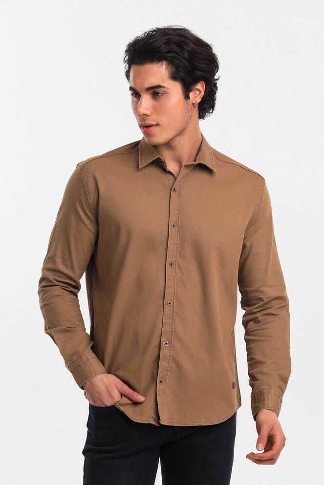 Slazenger BABER Erkek Gömlek Bej