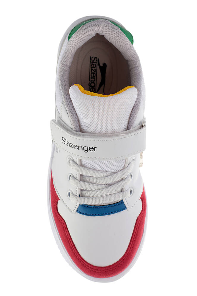 Slazenger BABY Sneaker Unisex Çocuk Ayakkabı Beyaz - Kırmızı