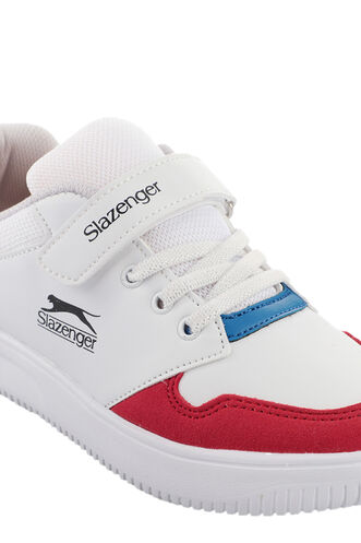 Slazenger BABY Sneaker Unisex Çocuk Ayakkabı Beyaz - Kırmızı - Thumbnail