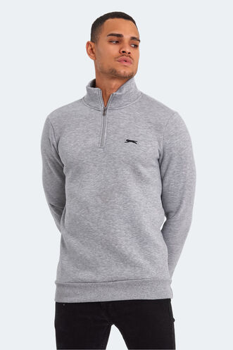 Slazenger BALBIN Erkek Sweatshirt Gri - Thumbnail