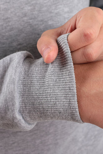 Slazenger BALBIN Erkek Sweatshirt Gri - Thumbnail